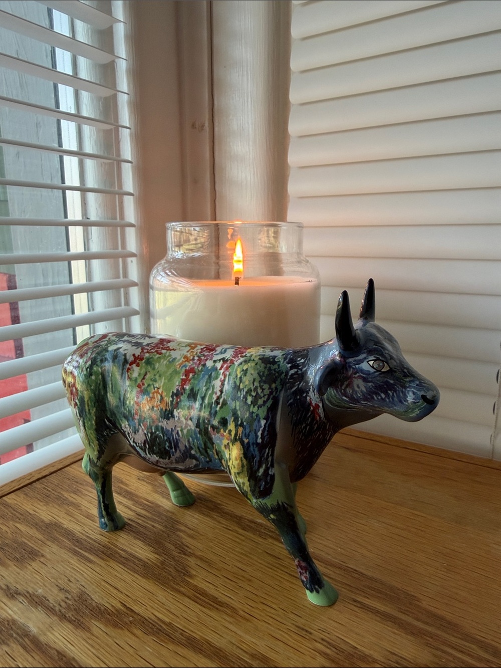 Westland Giftware Cow Parade Item 9168 "Moonet" Colorful Intresting Figurine
